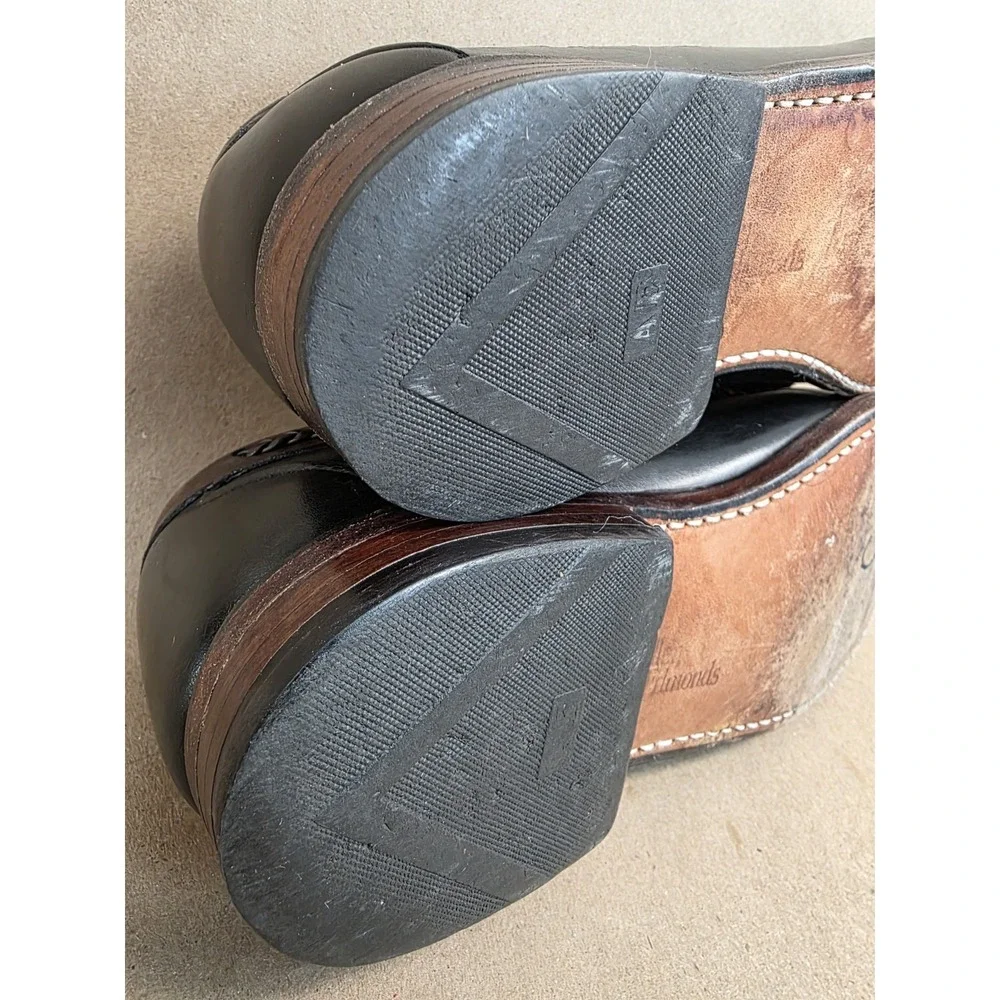 Allen Edmonds Sz 8.5 D Woodstock Mens Loafers Black Brown Shoes